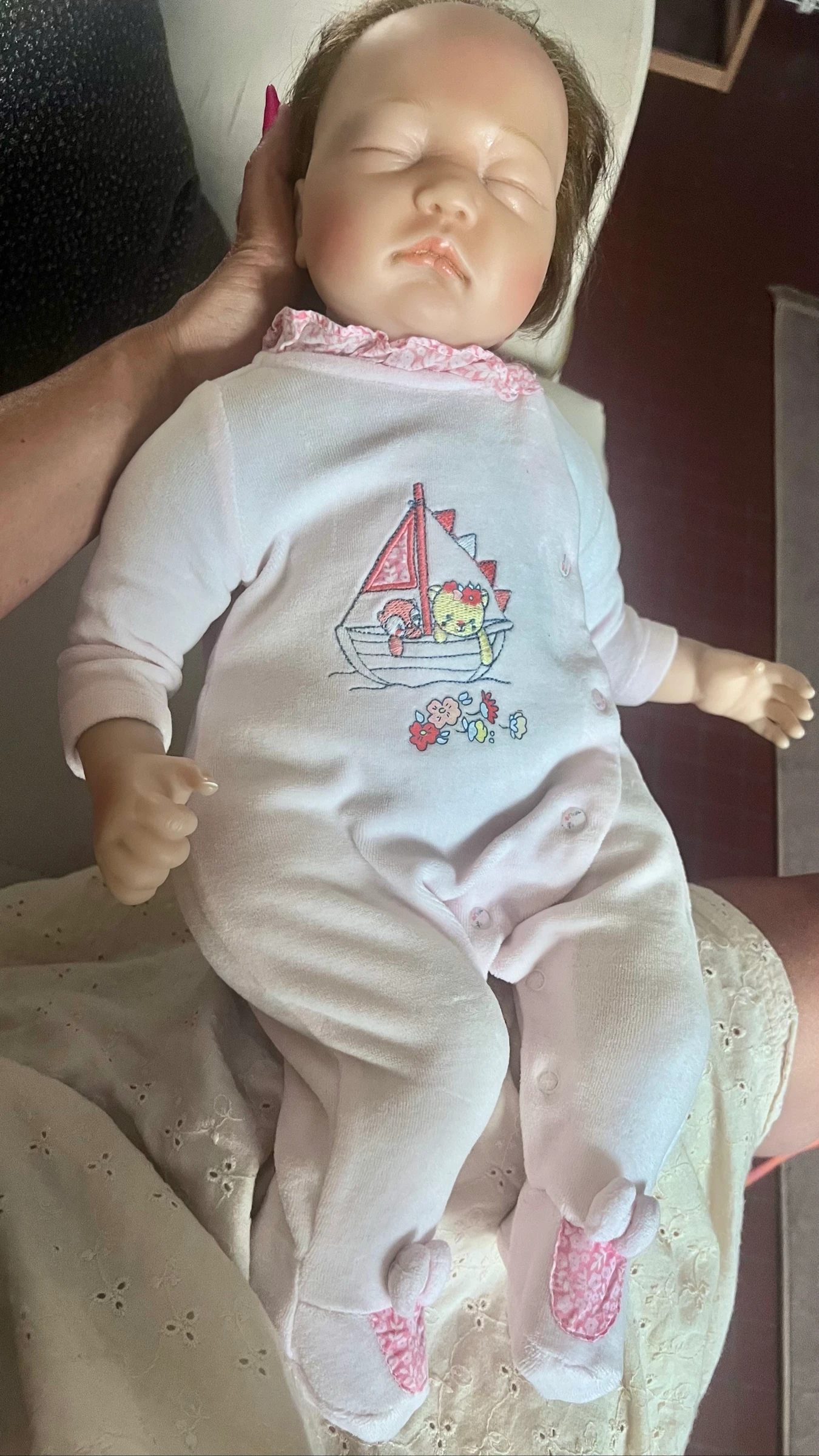 Poupon bébé réaliste PNK 